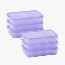 Thanks Soyoon Freezer Airtight Container No. 7, 6 Pink / 땡스소윤  냉동실 전용 밀폐용기 7호 6개 핑크