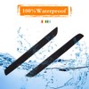 ADIIL 2PCS Smoked Lens Rear Fog Light Bumper Reflectors Brake