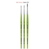 da vinci 8 synthetic brushes, 3 pieces Série 373 round,