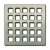 Ebbe E4803-BN 4" Unique Grate, Quadra Brushed Nickel