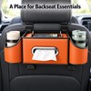 4-in-1 Car Seat Back Organizer for Rear Seat Storage –