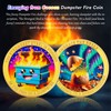 Emerging from Cocoon Dumpster Fire Coin - The Strongest Steel