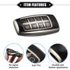 VekAuto Key Fob Cover Compatible for Hyundai, 8 Buttons Soft