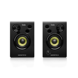 Hercules DJMonitor 32: 2 x 15 watts RMS active monitoring speakers,Black