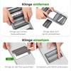Oderra Vegetable Slicer Stainless Steel with 6 Blades, Mandolin Kitchen