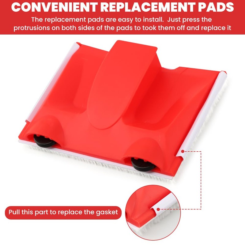 Paint Edger Trimmer with 2pcs Replacement Pad Refills, Corner Walls