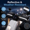 Zephanor Motorcycle Handlebar Muffs, Windproof Waterproof Motorbike Hand Warmer Gloves,