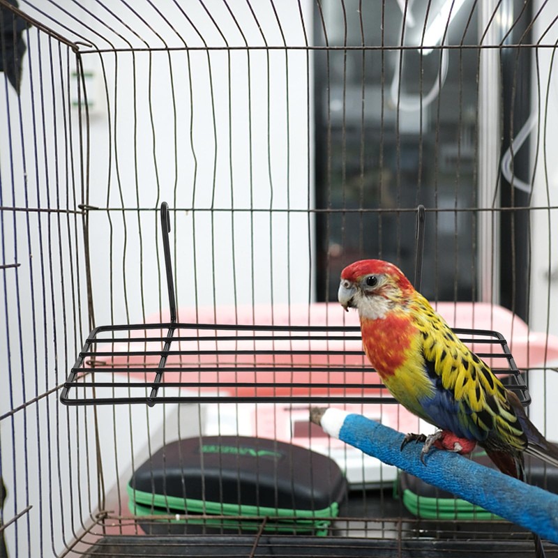 Mipcase Pack of 2 Bird Cage Hanging Shelf Made of