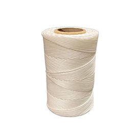 Generic Premium Quality Waxed Twine Lacing Cord - 9-Ply with 160 LBS Tensile Strength, ANTI-SLIP KNOTSFRAY ENDS, 100 Polyester White Cable Tie Down Wax String for Indoor Outdoor Use - (182.5 Yards)