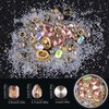 editTime 6 Wheels Mixed Sparkle Nail Art Rhinestones Diamonds Crystals