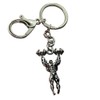 Seraphis Bodybuilder Keyring Exercise Pose with Dumbells Gift Bodybuilders Gym