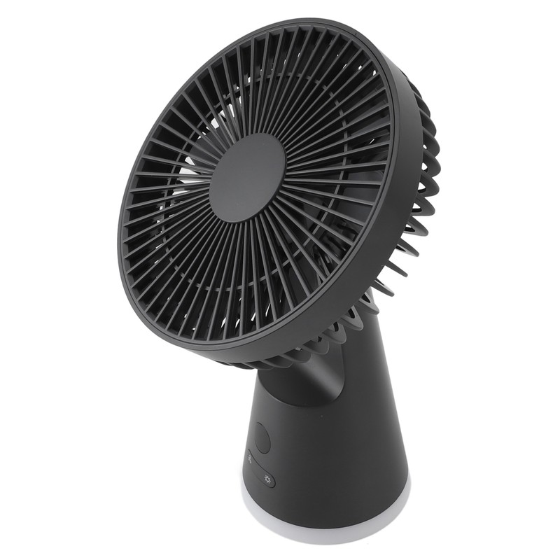 Desktop Fan Portable 5 Speed Power Display Quiet USB Rechargeable