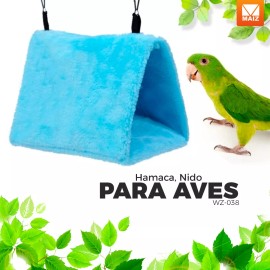 Maíz Hamaca Nido Casa Campaña Colgante Columpio Pajaros Grande