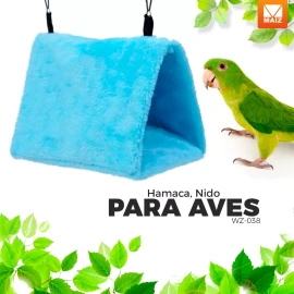 Maíz Hamaca Nido Casa Campaña Colgante Columpio Pajaros Grande