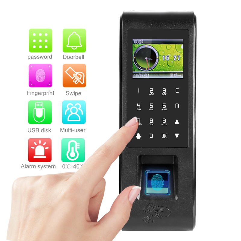 2.4in Fingerprint RFID Card Password Access Control and Attendance System