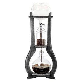 CUBELLIN 600ML Cold Brew Drip Coffee Maker Manual Iced Coffee Maker Machine with Stainless Steel Filter 6-8 Cup Cold Brew Coffee Dripper Tower
