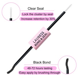 Lash Bond and Seal Mascara for Long Lasting Waterproof Eyelash Extensions - 5ml+5ml