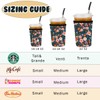 Reusable 3-Pack Iced Coffee Cup Sleeve, Insulated Neoprene, Beverage Holder
