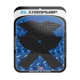 Stompgrip Motorcycle Tank Pad Volcano Suitable for Kawasaki Z900 | Tank Sticker | Tank Protector (Black)