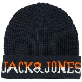 JACK & JONES Men's Jacwaffle Beanie Hat, Blazer navy