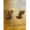 Unbranded Stainless Steel Tweety Bird Stud Earrings