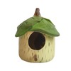 Tree Leaves Bird House Decorations, Resin Handicrafts, Nests，Decorative Hanging Bird