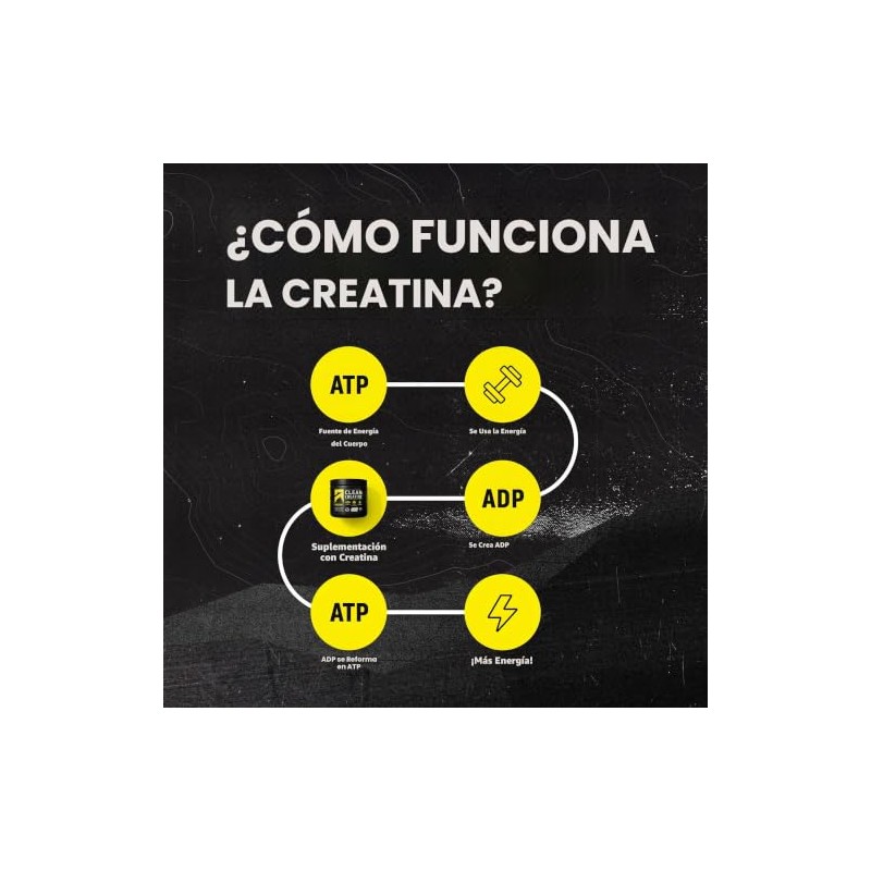 Ascent simply tera's- Clean Creatina Monohidrato Polvo 5G Por Porción,