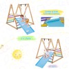 Triangle Climbing Toys for Toddler Indoor Play Gym with Swing,Climber,