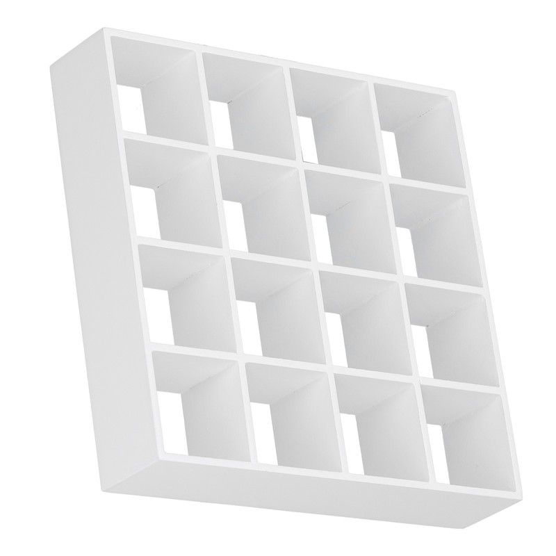1:12 Dollhouse 16 Grid Display Shelf Miniature Wooden Storage Rack