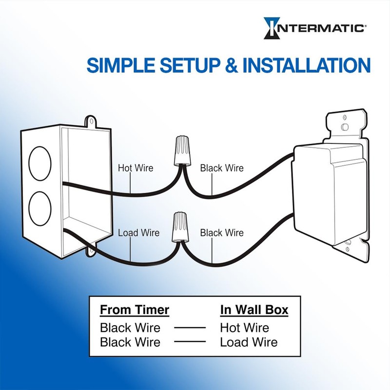 Intermatic SW12HWK 12-Hour Spring Wound Timer, White - Energy Efficient