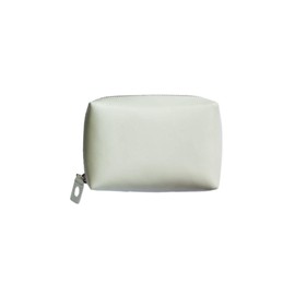 Eito Miyanaga Collaboration Leather Square Pouch, gray