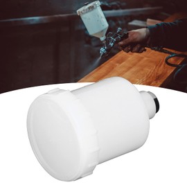 125ml Plastic Cup Container Replacement for Air Feed Spray Guns with 15mm Femal Thread Painting Parts