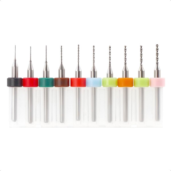 Micro Drill Bit, 0.01 - 0.05 inch (0.3 - 1.2