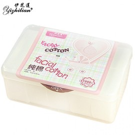 Premium Cotton Pads Box - 1000 Count for Makeup Removal and Facial Care Count 10ea