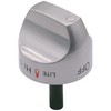 Niiicewk WB03K10265 Burner Control Knob,Fit for General Electric CGS980SEM1SS Gas