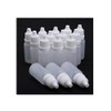 24 PCS Clear Plastic Empty Refillable Dropper Bottle Essential Oil