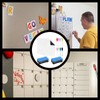 13 Piece Magnetic Refrigerator Whiteboard Set with Dry Erase Erasers,