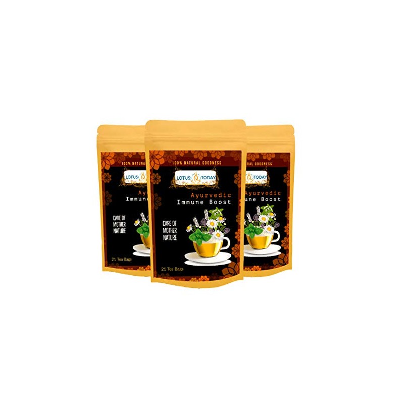 Lotus Today Herbal Tea, Immune Support, 21 Tea Bags, Blend