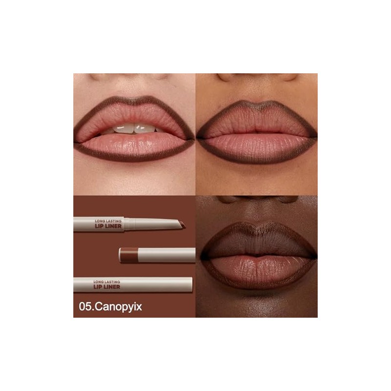 Erinde Delineador de Labios Mate, a Prueba de Manchas, #01