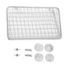 Parrot Cage Stand - Stainless Steel Parrot Perch Shelf -