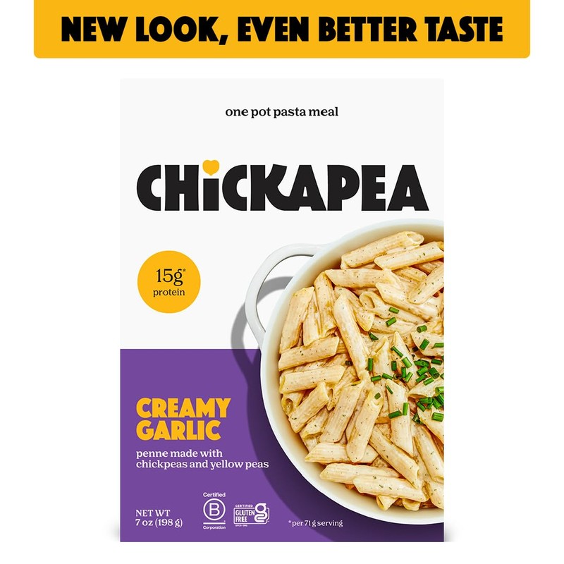 Chickapea One Pot Chickpea Pasta - Creamy Garlic - 7