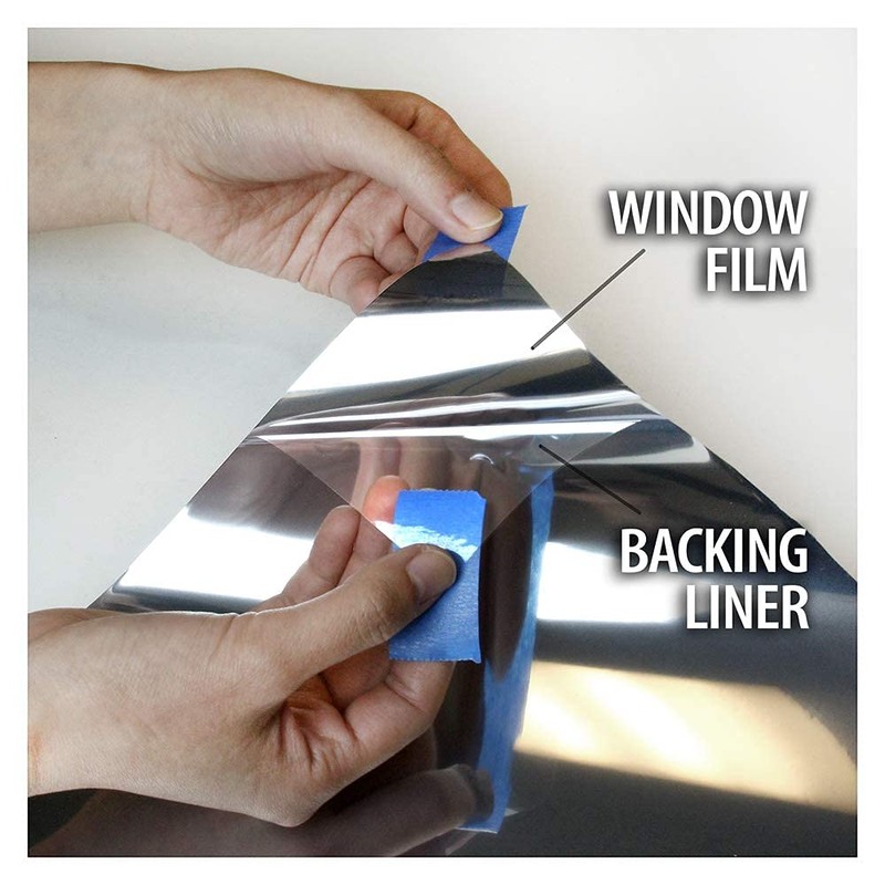 BDF S05 Window Film Daytime Privacy and Heat Control Silver