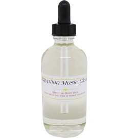 TCEShop Egyptian Musk: Clear Scented Body Oil Fragrance [Glass Dropper Top - Clear - 4 oz.] - ID#22337