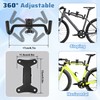 Afcabakila Bike Wall Mount Hanger, Adjustable Horizontal Wall Mount Bike
