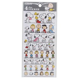 Snoopy [Sticker Sheet] 4 SIZE STICKER/Friends Peanuts