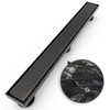 WEBANG 24 Inch Linear Shower Drain Rectangular Floor Drain with