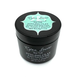 Ryan Scott Styling Clay - Medium Hold with a Matte Finish. Aloe, Cucumber, & Grapefruit Fragrance.
