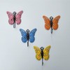 JfwuHap] Butterfly Wall Hooks Wall Mounted, Creative Butterfly Iron Hook