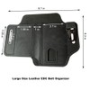 Leather EDC Belt Organizer for Men, Multitool Sheath for Belt,