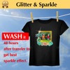 TransOurDream Glitter Iron on Heat Transfer Paper for T Shirts